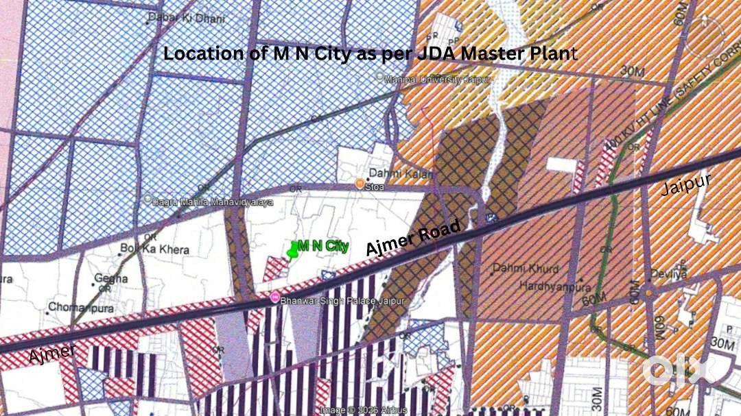111 Sq Yd JDA Approved East Facing Plot Near Manipal Unvt. Ajmer Road