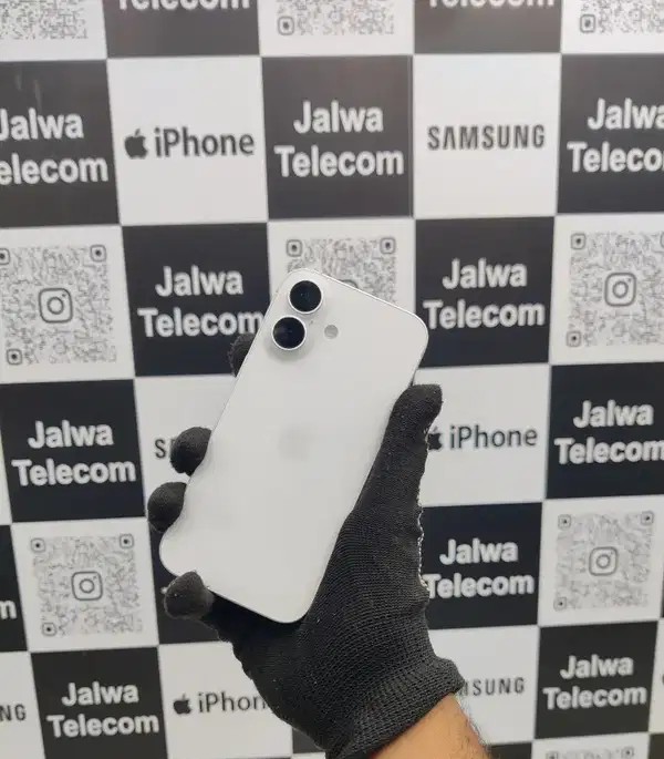 IPHONE 16 128GB WHITE BT:-98% WITH APPLE CARE PLUS WARRANTY TILL